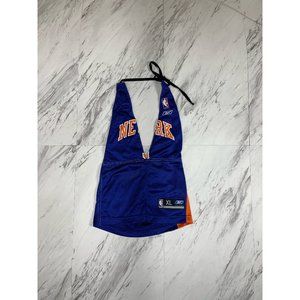 Reworked NBA Knicks Jersey Sports Bra